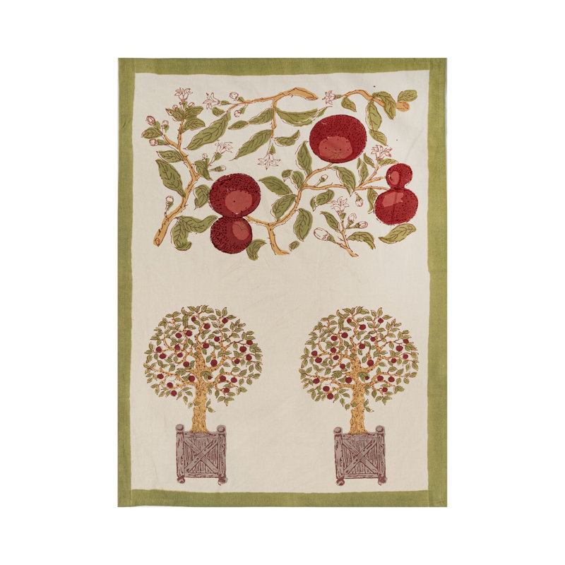 Cotton Floral Dish Towel