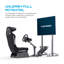 Playseat® TV Stand PRO with Custom Setup, Stainless Steel