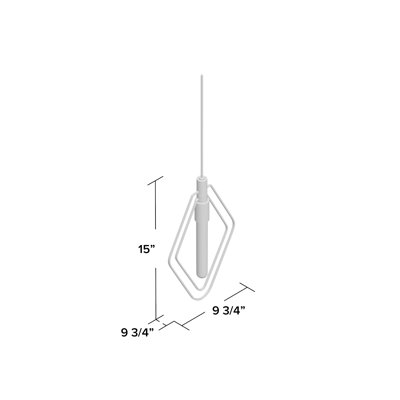 Masonville 9.75" 1-Light Pendant