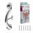 PLUS Towel & Robe Hook 14.5", Decorative Grab Bar (500 lb. Capacity)-67792504