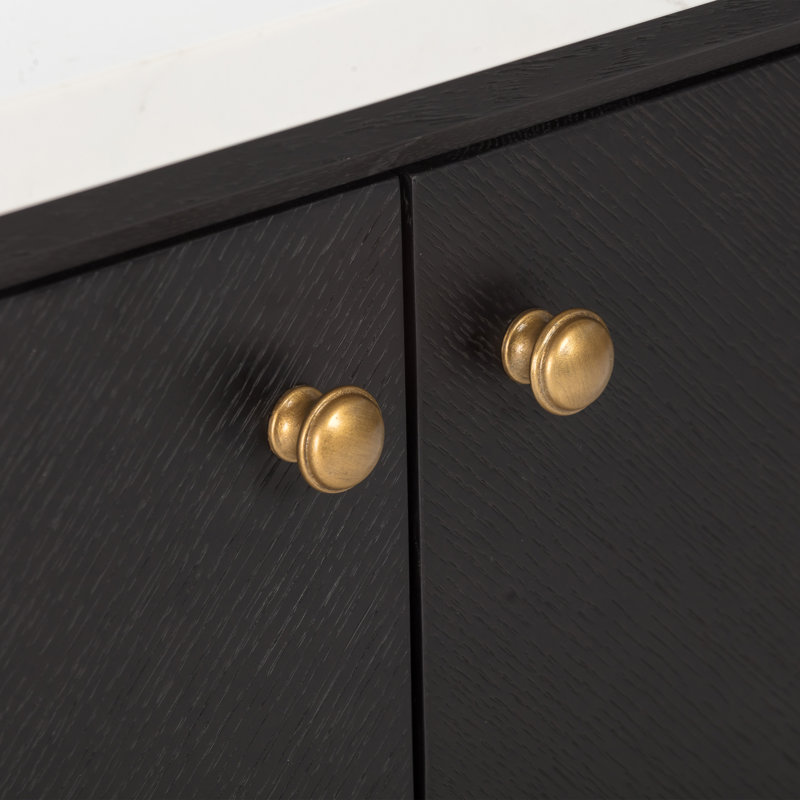 Adele 60'' Double Bathroom Vanity Base Only, Black