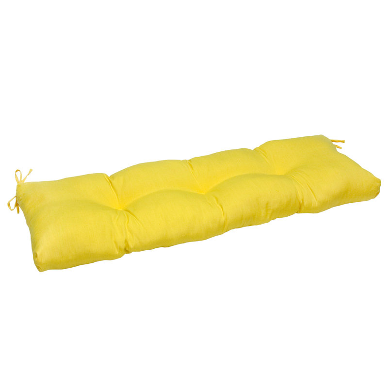 Coussin de banc d'extérieur Shipton, Rayon de soleil, 5", L 51 po x P 18 po