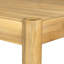 Table de salle à manger en bois pour le patio