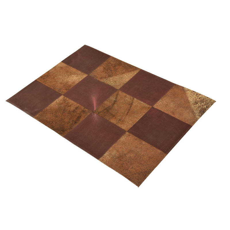 Tapis brun et marron Juliana