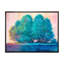 «Blue Colored Tree Impression II», peinture sur toile-60161373-60161377