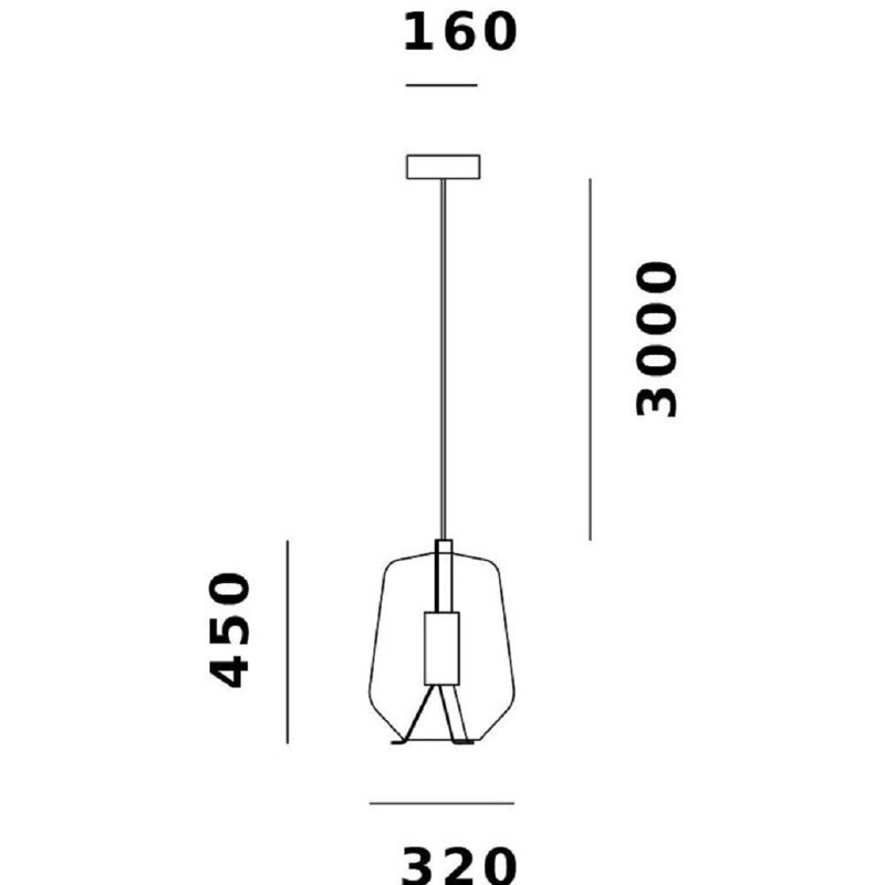 Luisa 1 - Light LED Schoolhouse Pendant, White, White, 2700K