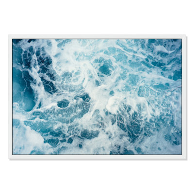 Océan bleu par Christopher Engstrom - impression d'un seul cadre photo