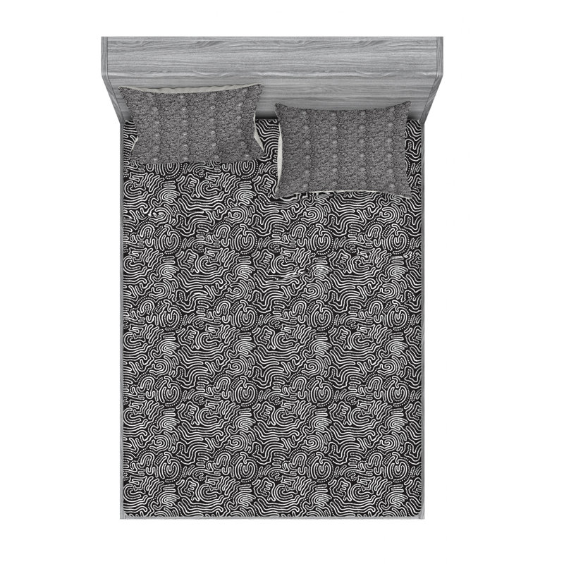 Microfiber Sheet Set, Queen Sheet Set with Fitted Sheet
