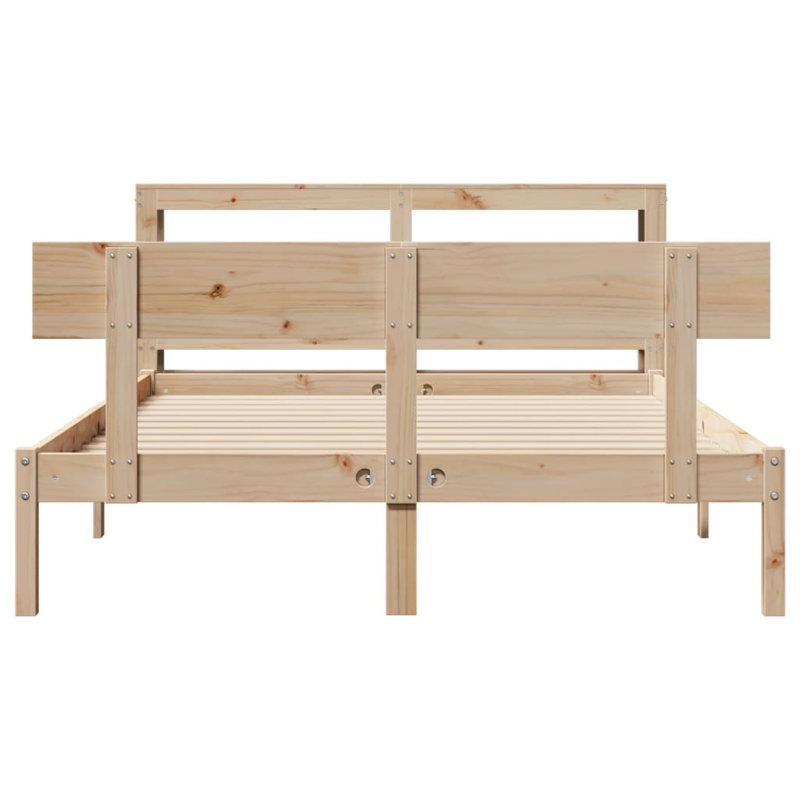 Broderick Bed, Brown, 140 x 200cm