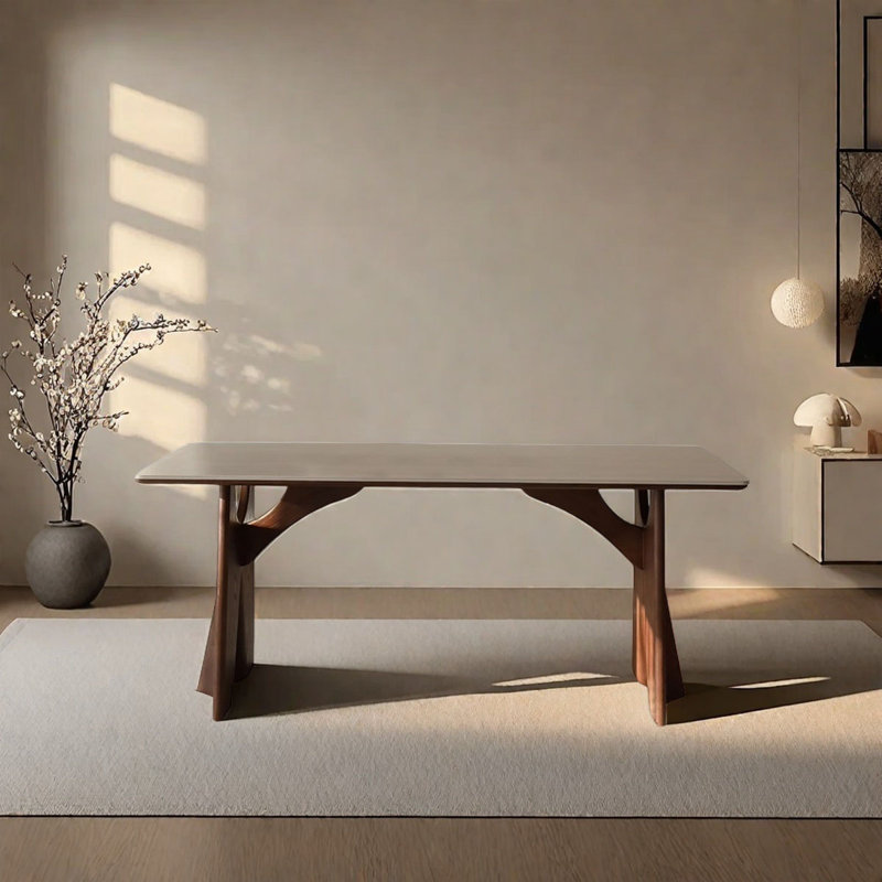 Table de salle à manger Mid-Century, H 29,5 po x L 55,1 po x l 31,5 po