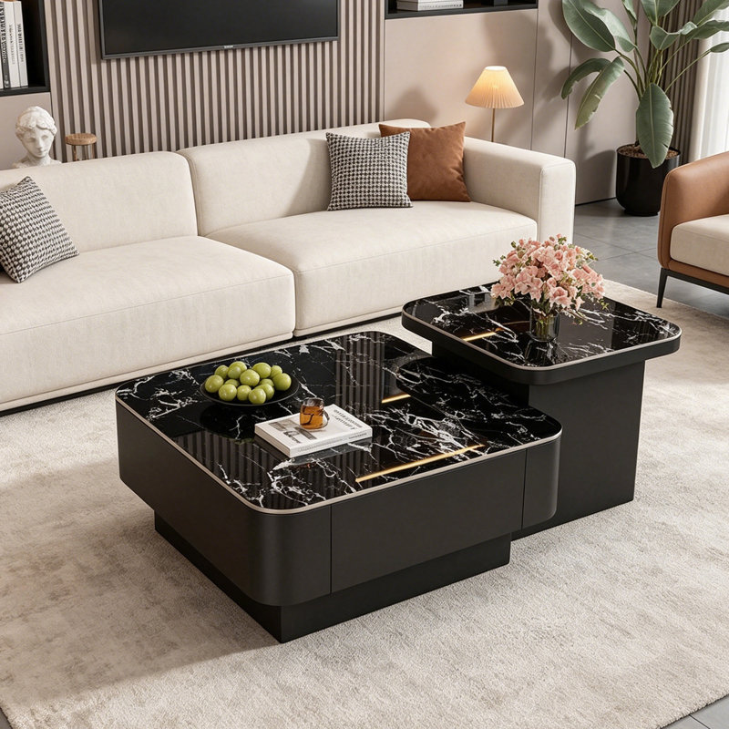 Table basse Modern Modern, Noir