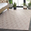 Tapis intérieur / extérieur en polypropylène / polyester Edmond 850 rouille / gris-2005241572