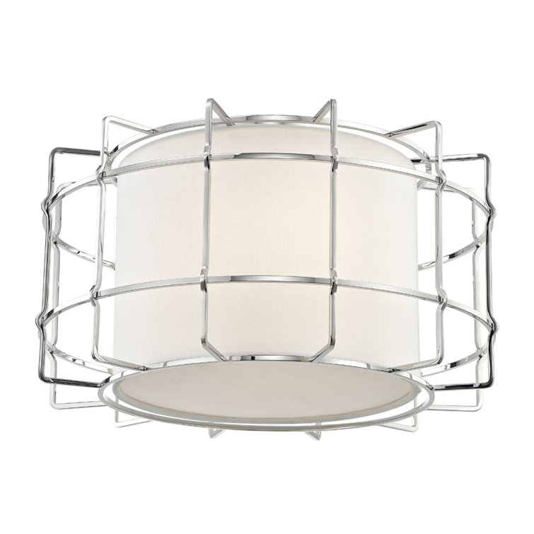Maxwell Fabric LED Flush Mount