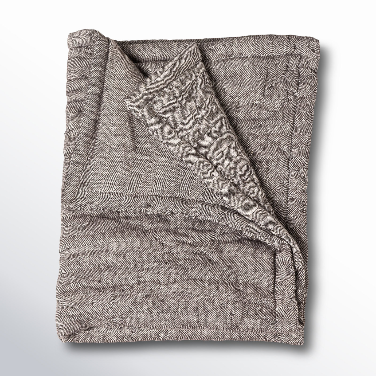 Arteta Belgian Flax Linen Quilt Set, King