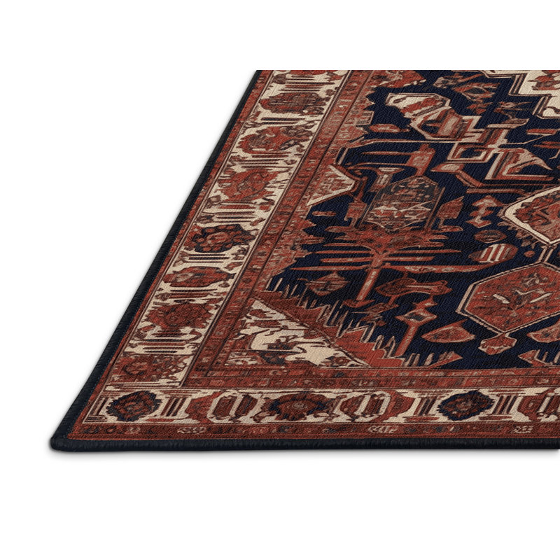 Tapis brun lavable à la machine, Rectangulaire 3 pi x 5 pi