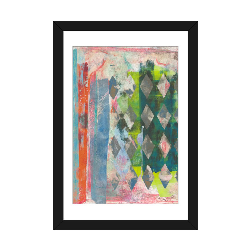 « chartreuse après i », impression sur toile, H 32 po x l 24 po x P 1 po, Papier d'art encadré noir, Blanc