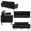 Élégant canapé double pour espaces de vie - Causeuse moderne moelleuse de 75,75 po-370006904