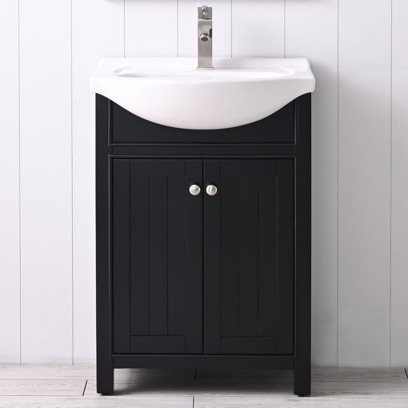 Ensemble de meuble-lavabo simple 24 po Carolyn, Espresso