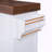 Kitchen Island with 3.5" Thick Desktop, Spice and Towel Racks-651589586