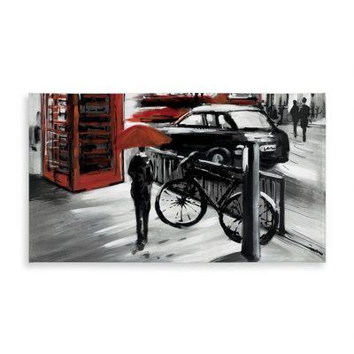 Gray Bike Bedroom Tablecloth - European Street Home Decor