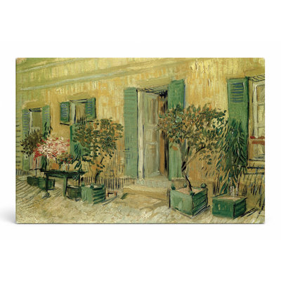 Extérieur d'un restaurant à Asnières (1887) - Paysage, art mural sur toile
