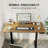 Artia Adjustable Height and Modular Steel Computer Desk with Built-In Electrical Outlet-1437470820