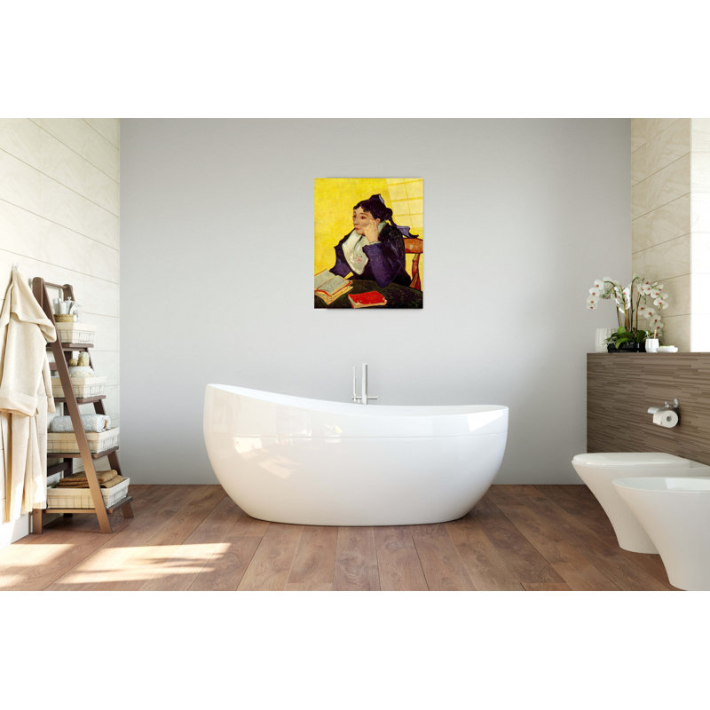 Madam Ginoux By Van Gogh Vincent 80cm H X 60cm W CrystalArt Material Acrylic Glass Effect, Frameless Panel Lightweight Ready to Hang