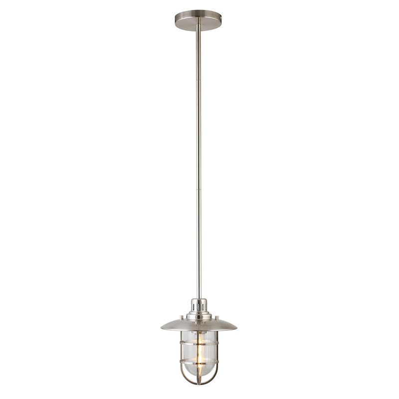 Luminaire suspendu Bay, Nickel brossé