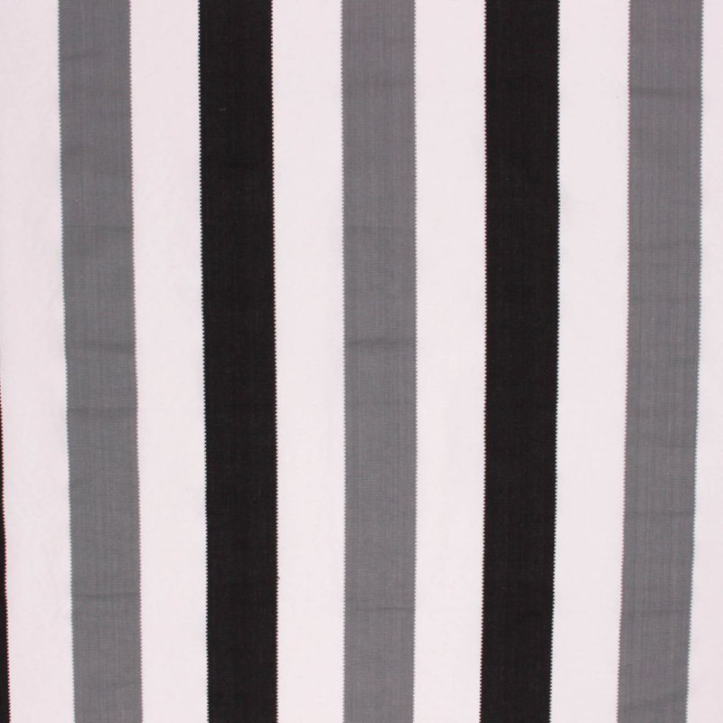Suite Palm Stripe Fabric, Charcoal