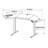 Kyley Adjustable Corner Metal Base Standing Desk