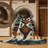 Washable Desert Tortoise Southwestern Area Rug-1909886363