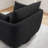 Lazareth 40 "Width Boucle Rotating Single Chair Soft And Comfortable -1262654008