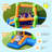 77.5" W x 98.5" D Bounce House