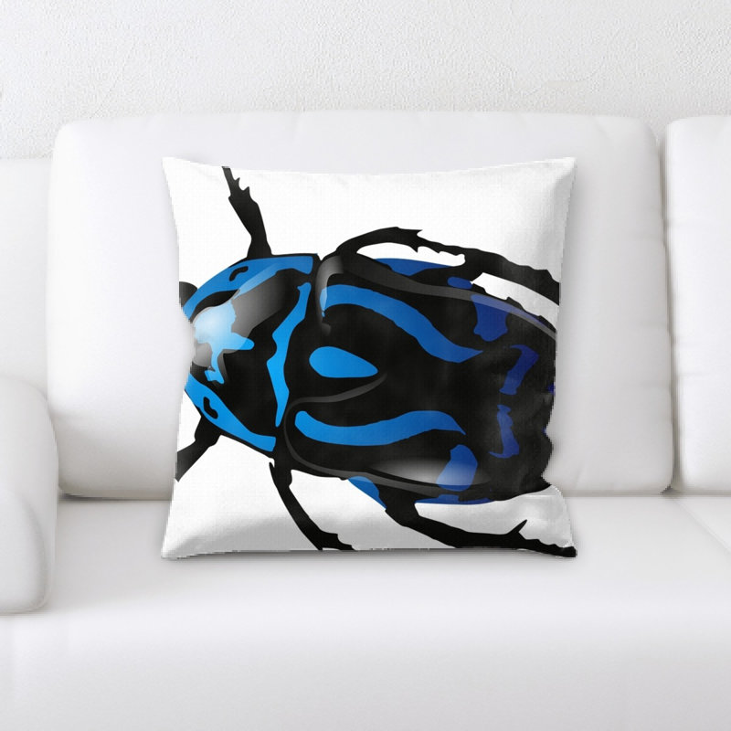 Coussin de la coléoptère, blanc