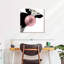 Impression sur toile Bubble Gum Cow-92519171