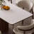 Rectangular Rock Slab Solid Wood Dining Table-594797921