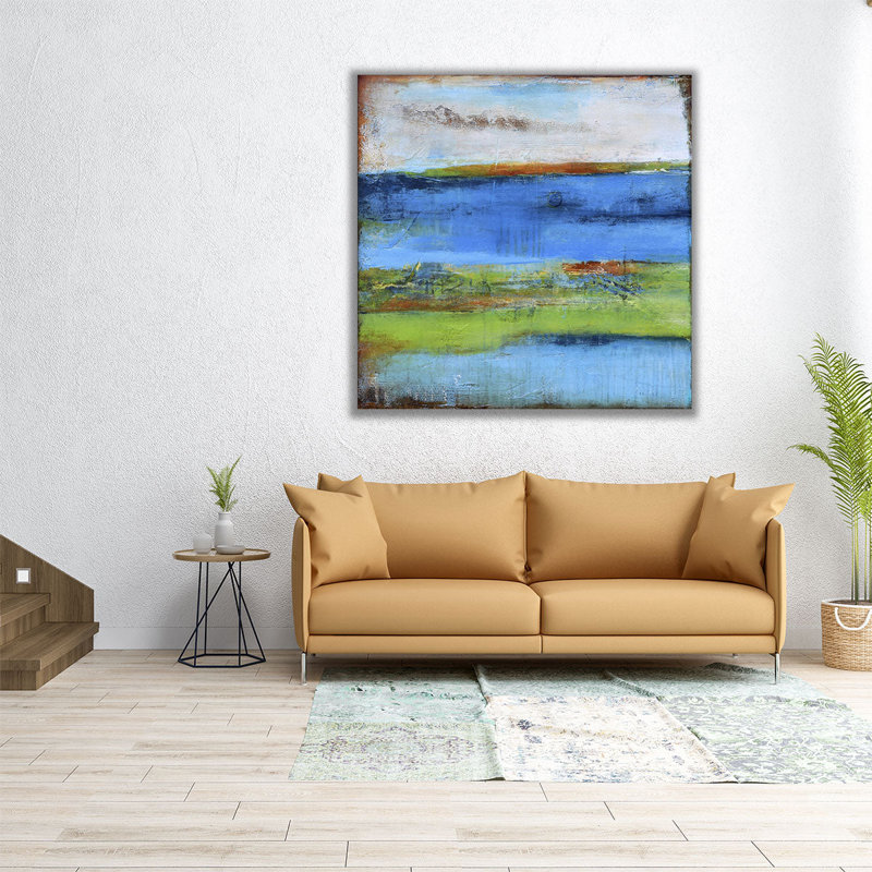 Blue Ridge Escape I - reproduction d'art sur toile, H 12 po x l 12 po