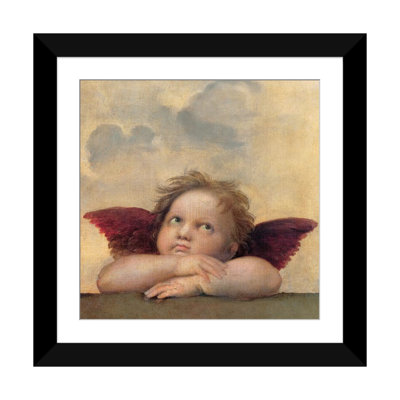 « angelo ii-madone sistina » par raffaello sanzio, impression sur toile