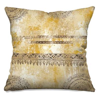 Mandala Tribal Pattern Double Sided Throw Pillows