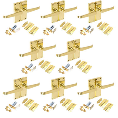  Straight Lever Latch Door Handles 