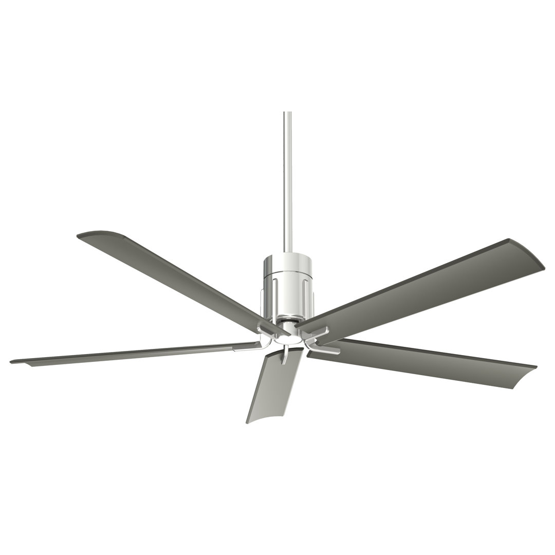 60" CLEAN 5 - Blade LED Standard Ceiling Fan with Light Kit Included Minka Aire 
