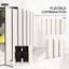 Paravent 6 panneaux pliable, paravent UV30 +, beige