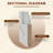 5-Lite Frosted Glass White Primed Sliding Barn Door with Installation Hardware Kit(No Assembly Required)-91070108