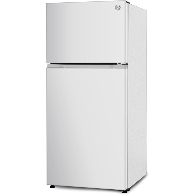 Commercial Cool 20 Cu. Ft. Top Mount Refrigerator with Freezer, 2-Door Refrigerator with Top Freezer and Adjustable Temperature Control, Ice Maker Ready, ENERGY STAR, CCR2000GW, White