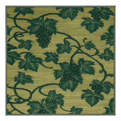  Tapis lavable à la vigne