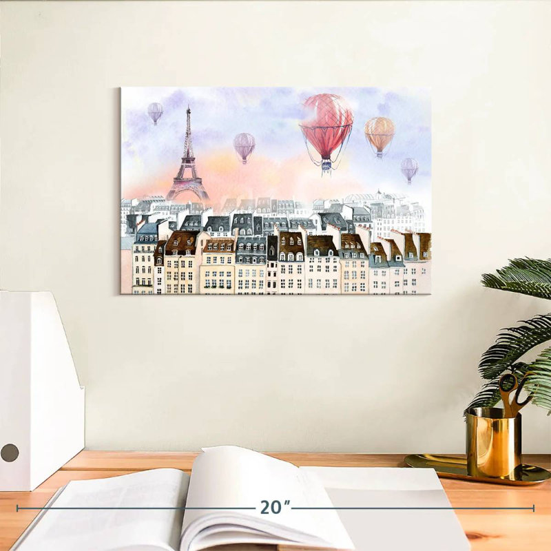 Montgolfières Sireci Paris, H 8 po x l 12 po