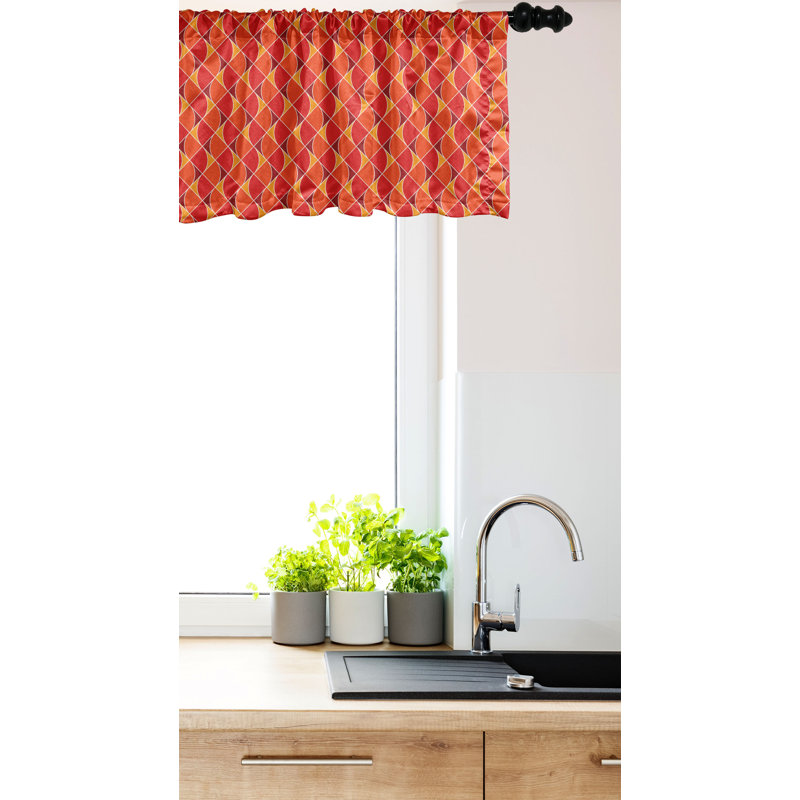 Ensemble de 2 cantonnières verticales Ambesonne, L 54 po x L 12 po