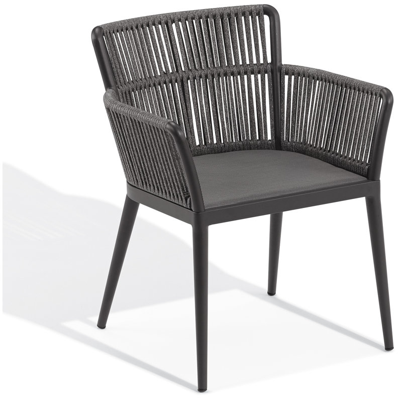 Nette Powder Coated Aluminum Patio Dining Armchair