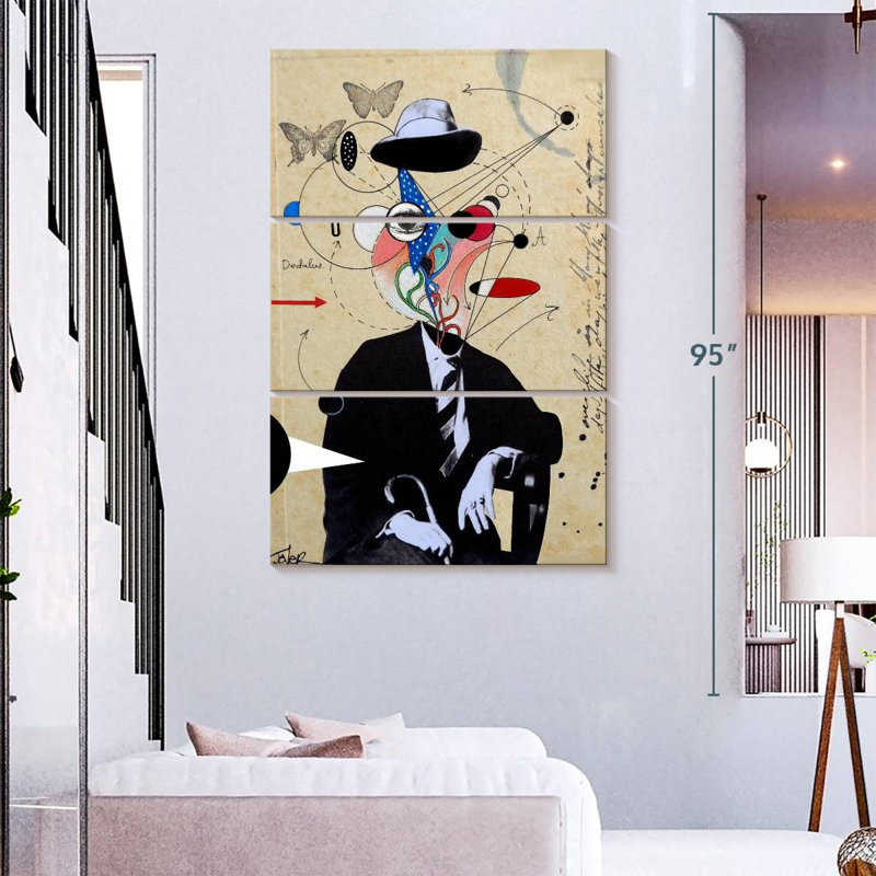 Keiraleigh Deconstructing James Joyce, 74" H x 48" W
