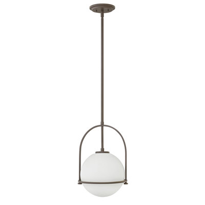 Luminaire suspendu Arie avec abat-jour sphérique